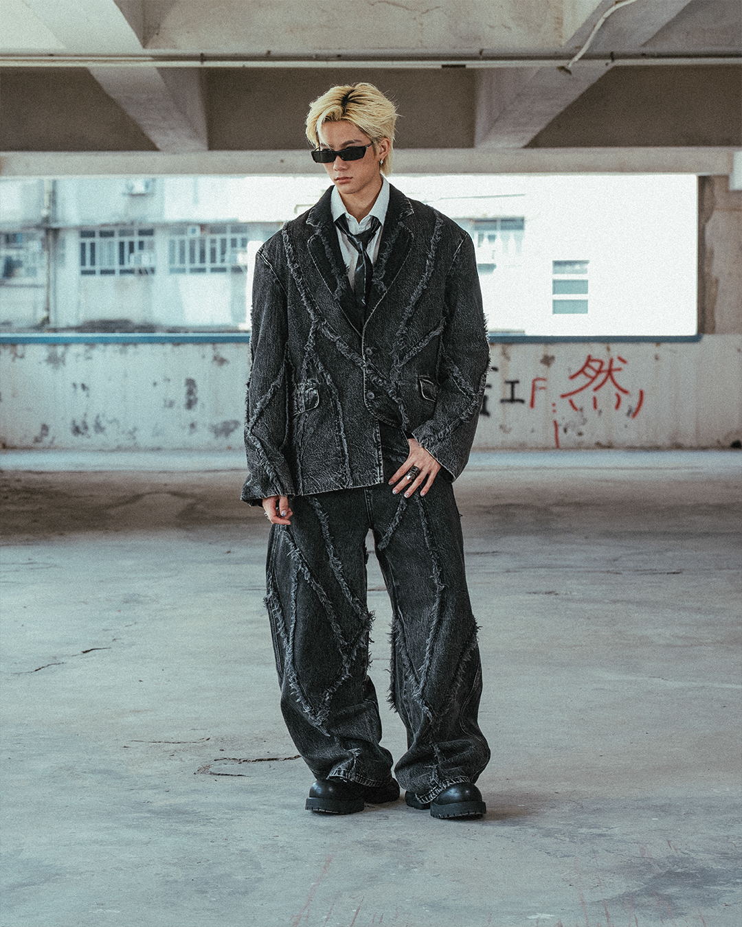thePROTOTYPE "The Scar" Denim Blazer