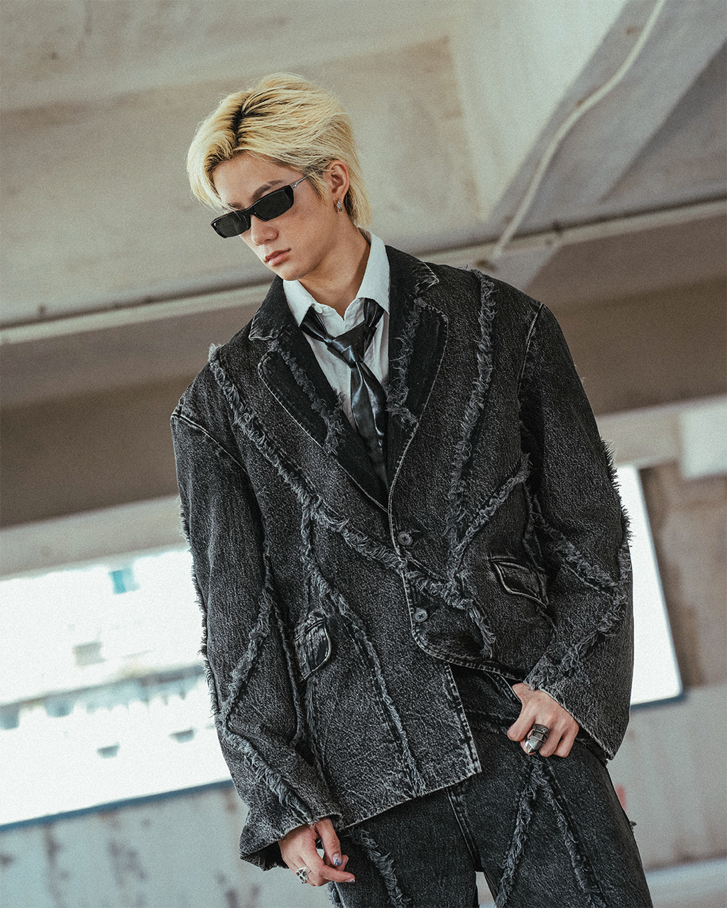 thePROTOTYPE "The Scar" Denim Blazer