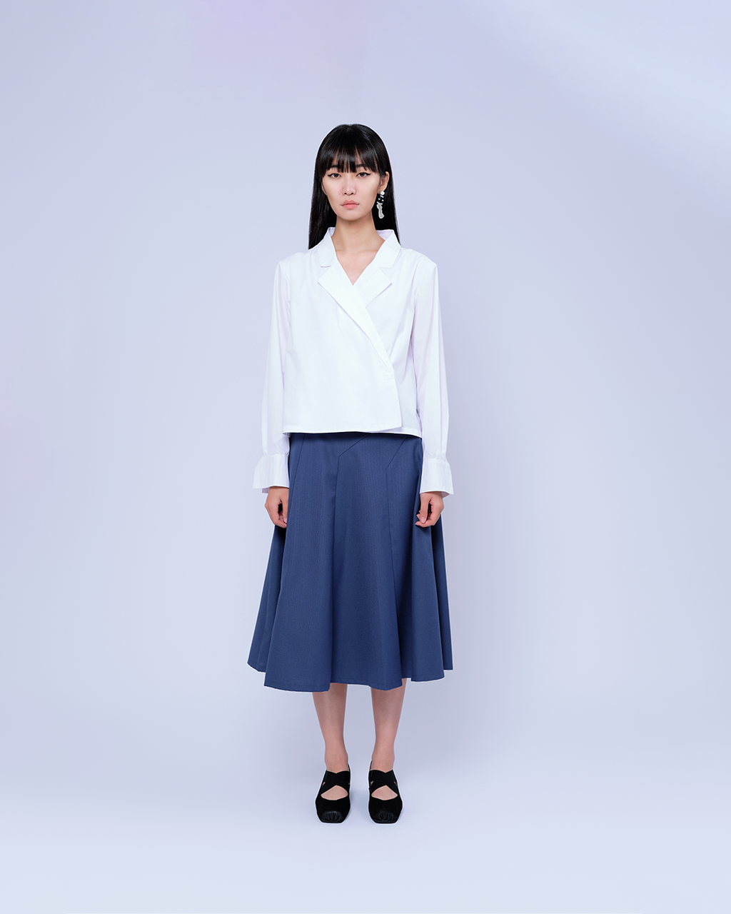 Twisted Slit Skirt