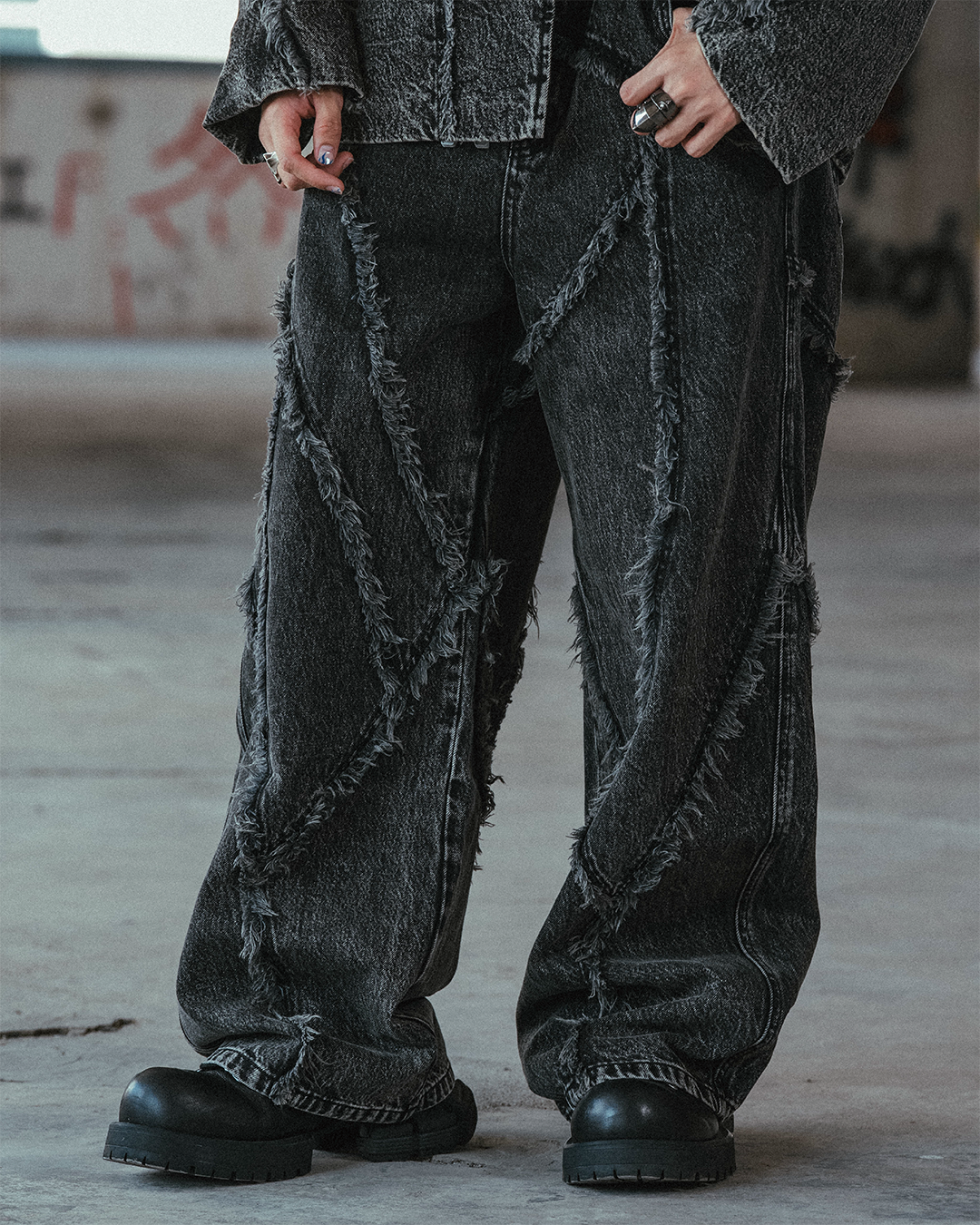 thePROTOTYPE "The Scar" Denim Trousers