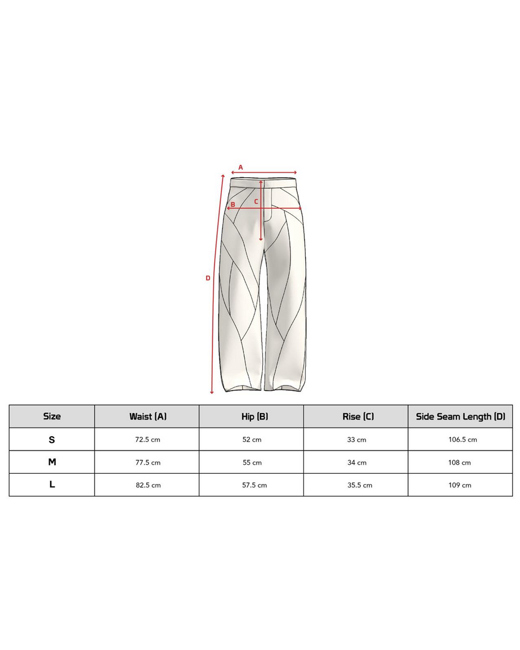 thePROTOTYPE "The Scar" Denim Trousers
